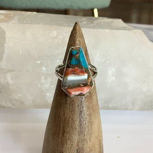 Sterling Silver Spiney Oyster Ring SOLD in store